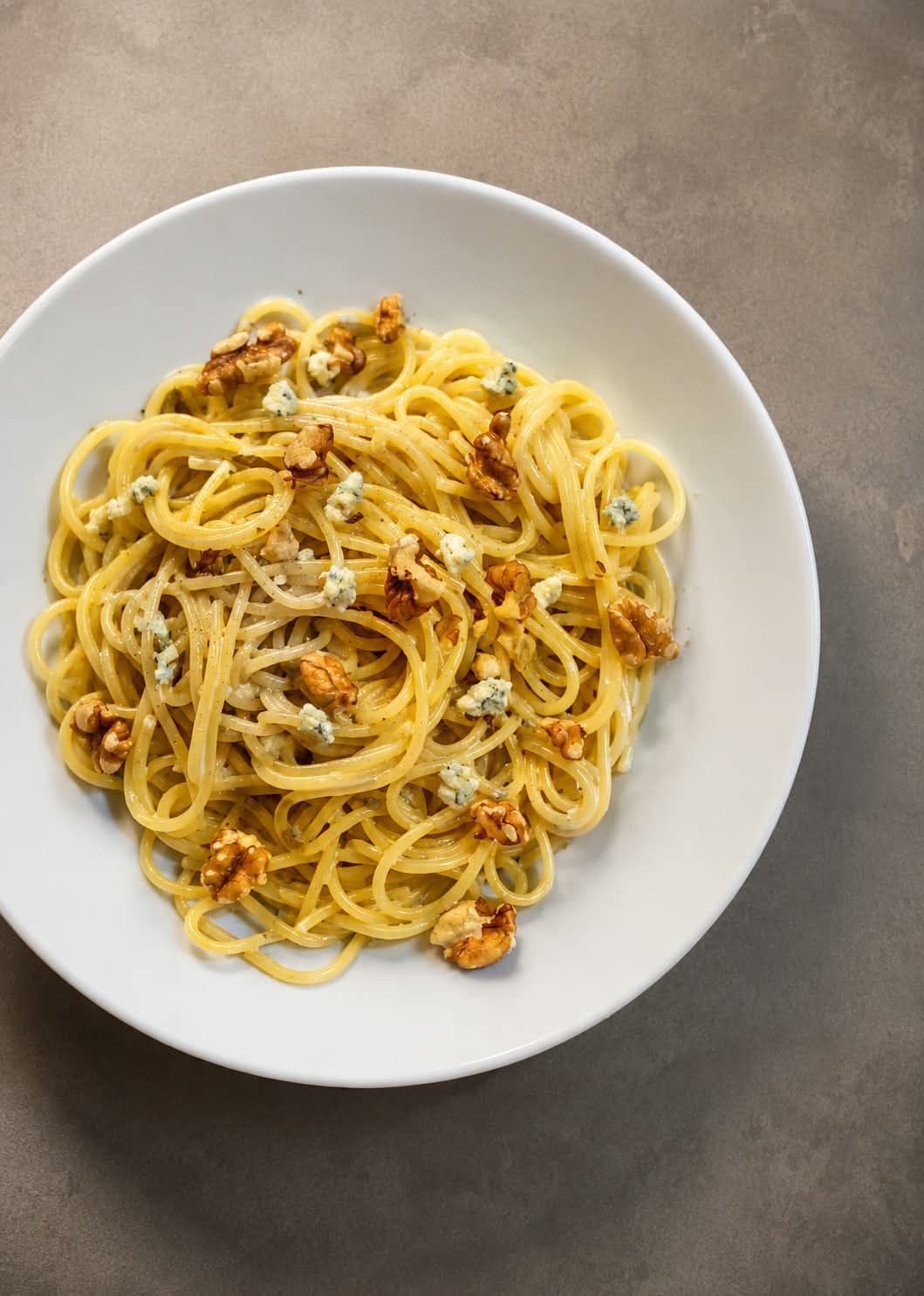 Spaghetti au gorgonzola